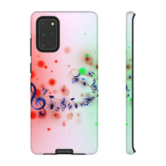 Purple Notes Music Samsung Galaxy Tough Cases