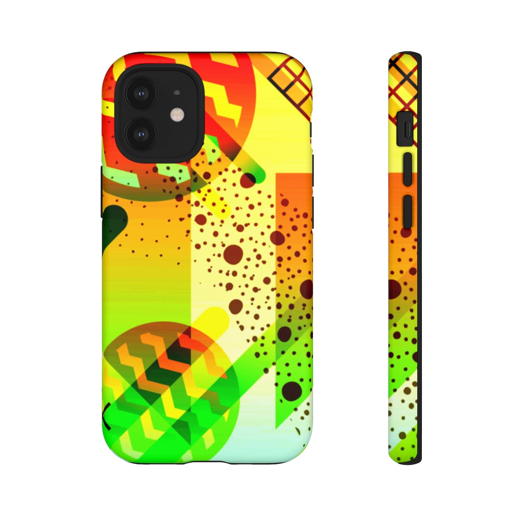 Zigzag Geometric iPhone Tough Cases
