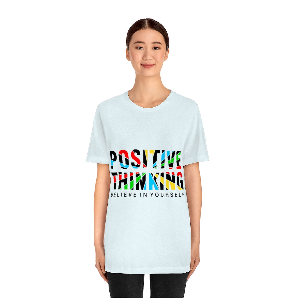 Positive Thinking Unisex Jersey Short Sleeve Tee