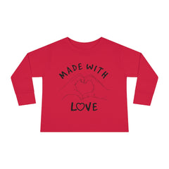 Made With Love Toddler Long Sleeve Tee