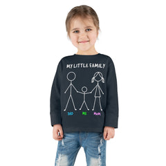 My Little Family Toddler Long Sleeve Tee