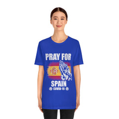 Pray For Spain Unisex Jersey Short Sleeve Tee