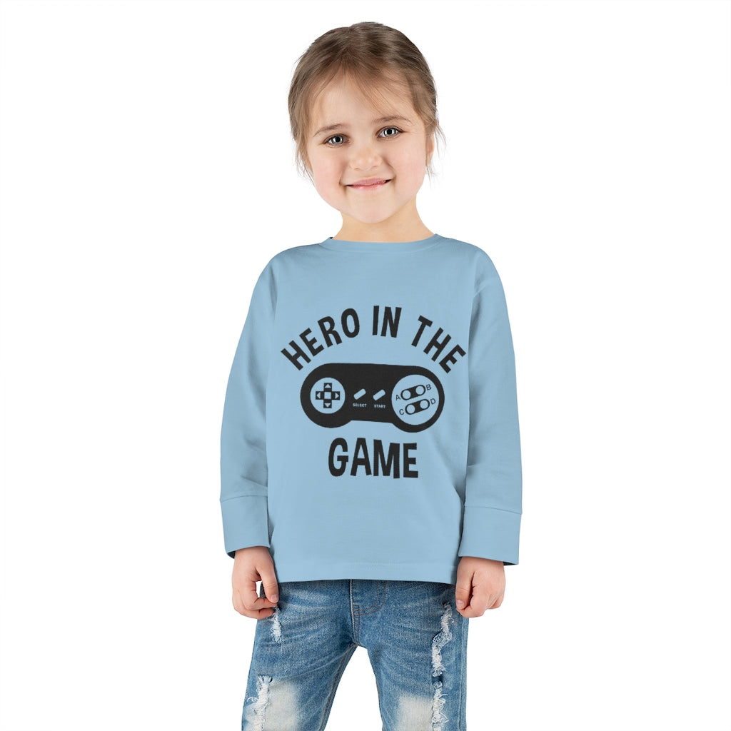 Game Hero Toddler Long Sleeve Tee
