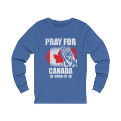 Pray For Canada Unisex Jersey Long Sleeve Tee