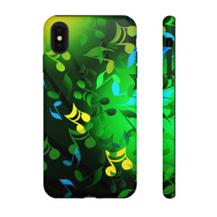 Scattered Notes Music iPhone Tough Cases