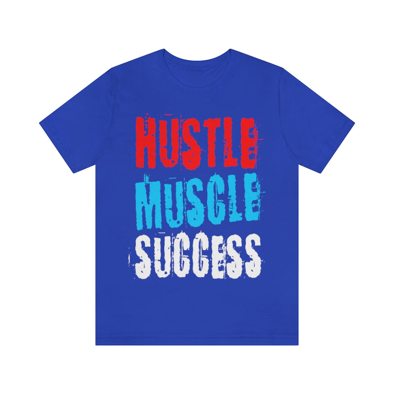 Hustle Muscle Unisex Jersey Short Sleeve Tee