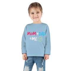 Mom Dad Me Toddler Long Sleeve Tee