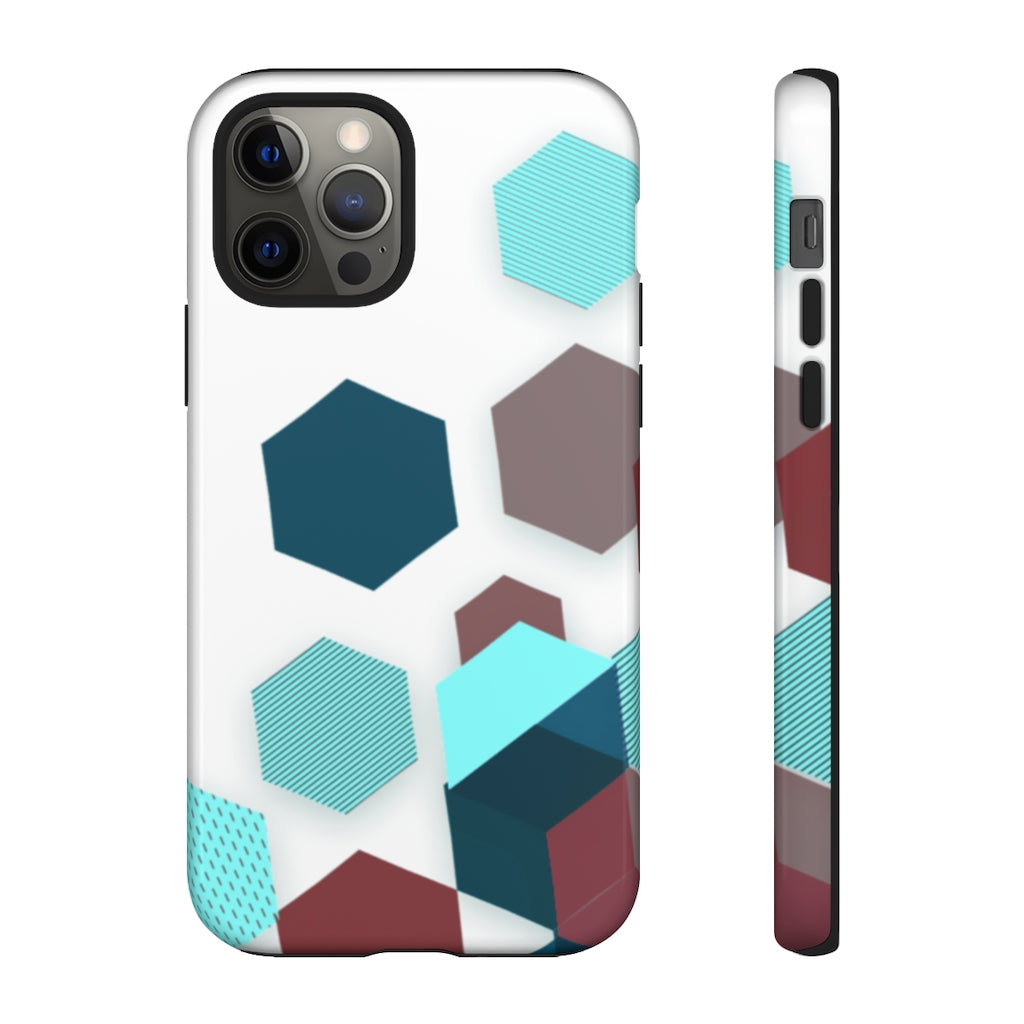 Hexagon Geometric iPhone Tough Cases