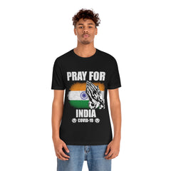 Pray For India Unisex Jersey Short Sleeve Tee