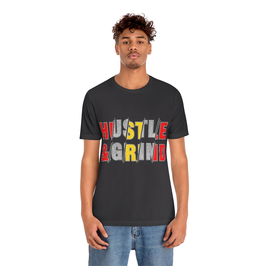 Hustle And Grind Unisex Jersey Short Sleeve Tee