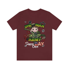 One Man Army Unisex Jersey Short Sleeve Tee