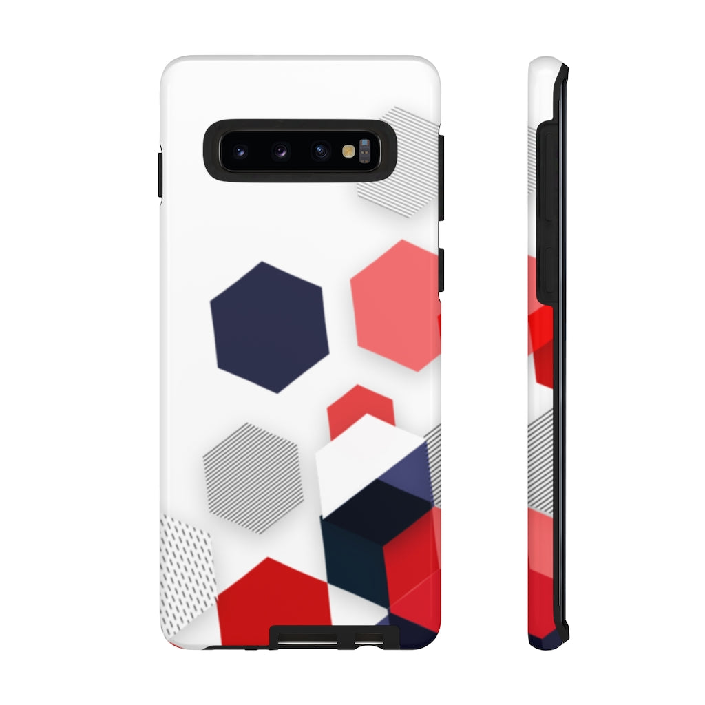 Hexagon Geometric Samsung Galaxy Tough Cases