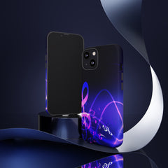 Floating Notes Music iPhone Tough Cases