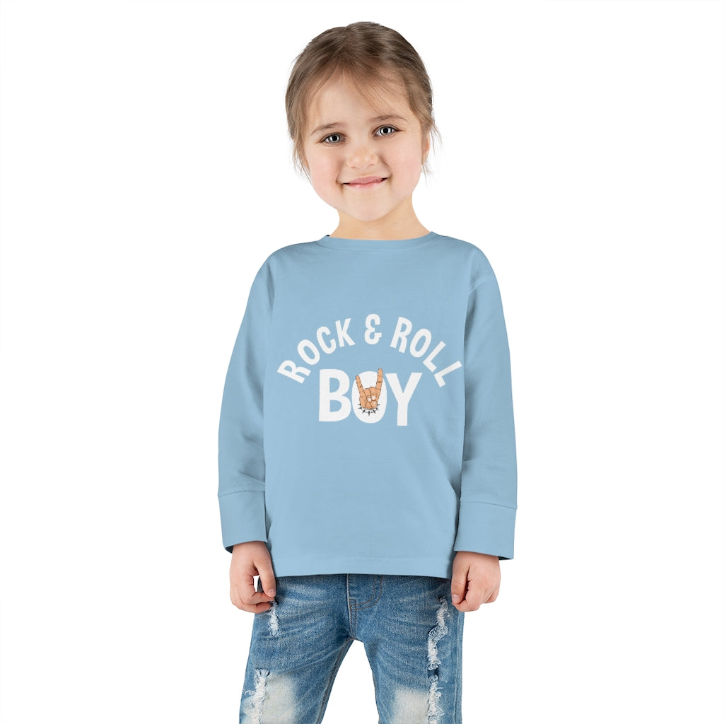 Rock And Roll Toddler Long Sleeve Tee