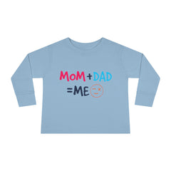 Mom Dad Me Toddler Long Sleeve Tee