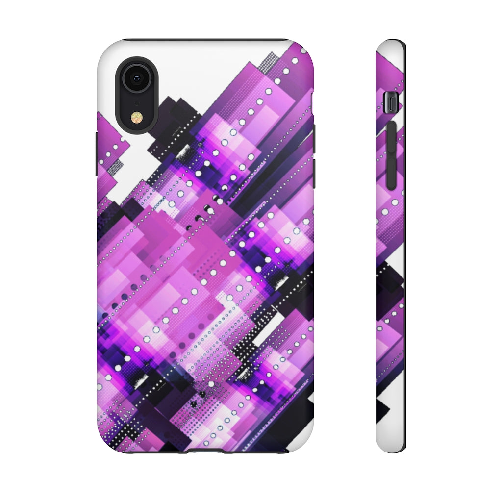Ribbon Geometric iPhone Tough Cases