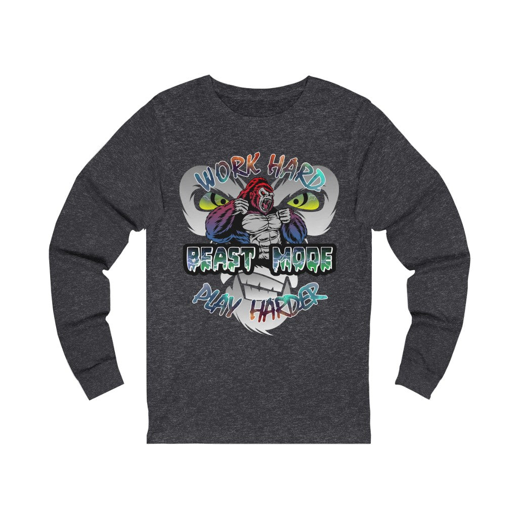 Beast Mode Unisex Jersey Long Sleeve Tee