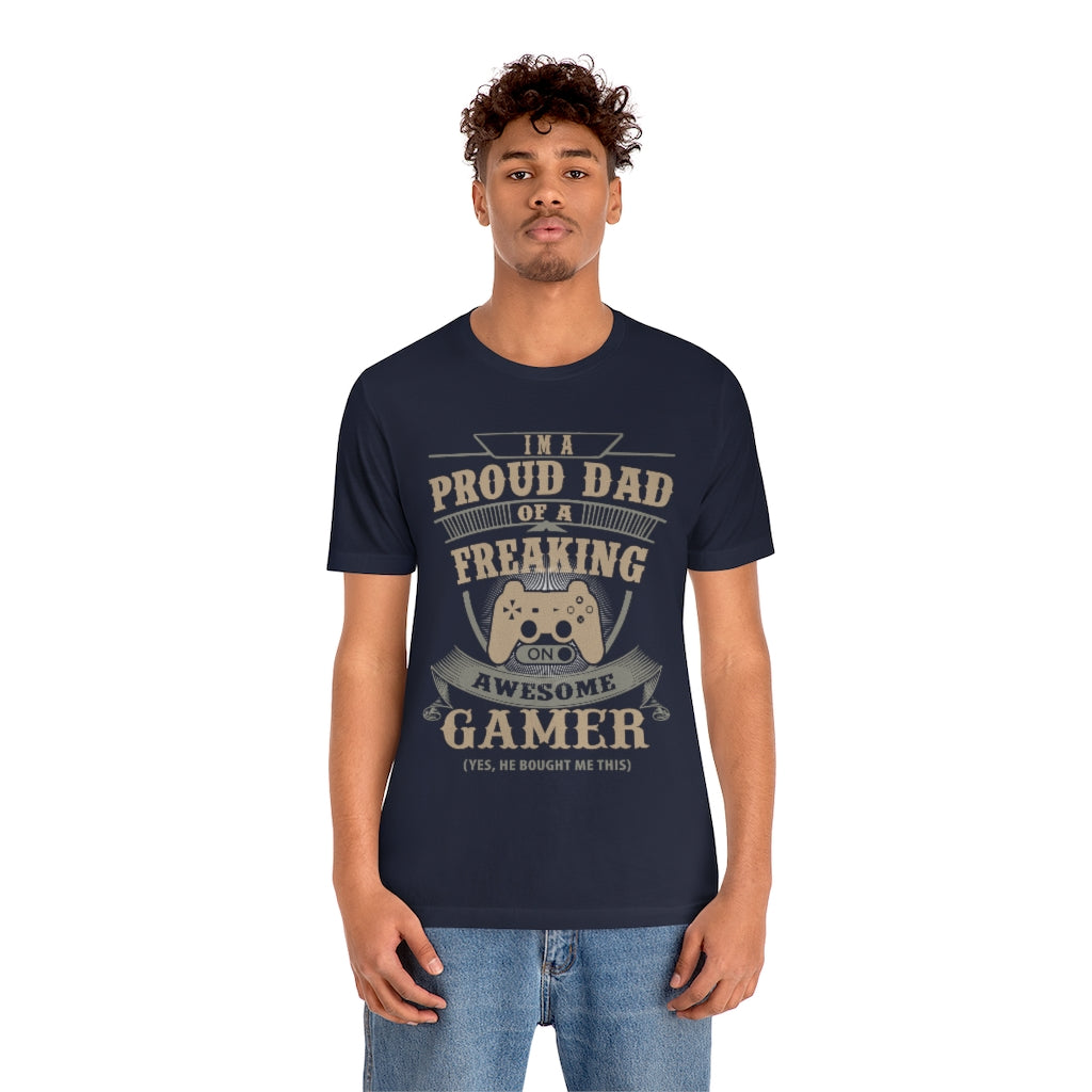 Proud Dad Unisex Jersey Short Sleeve Tee