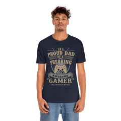 Proud Dad Unisex Jersey Short Sleeve Tee