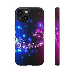 Golden Notes Music iPhone Tough Cases