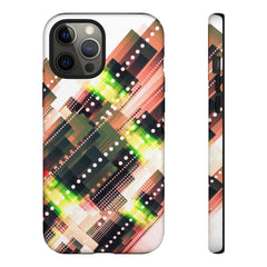 Ribbon Geometric iPhone Tough Cases