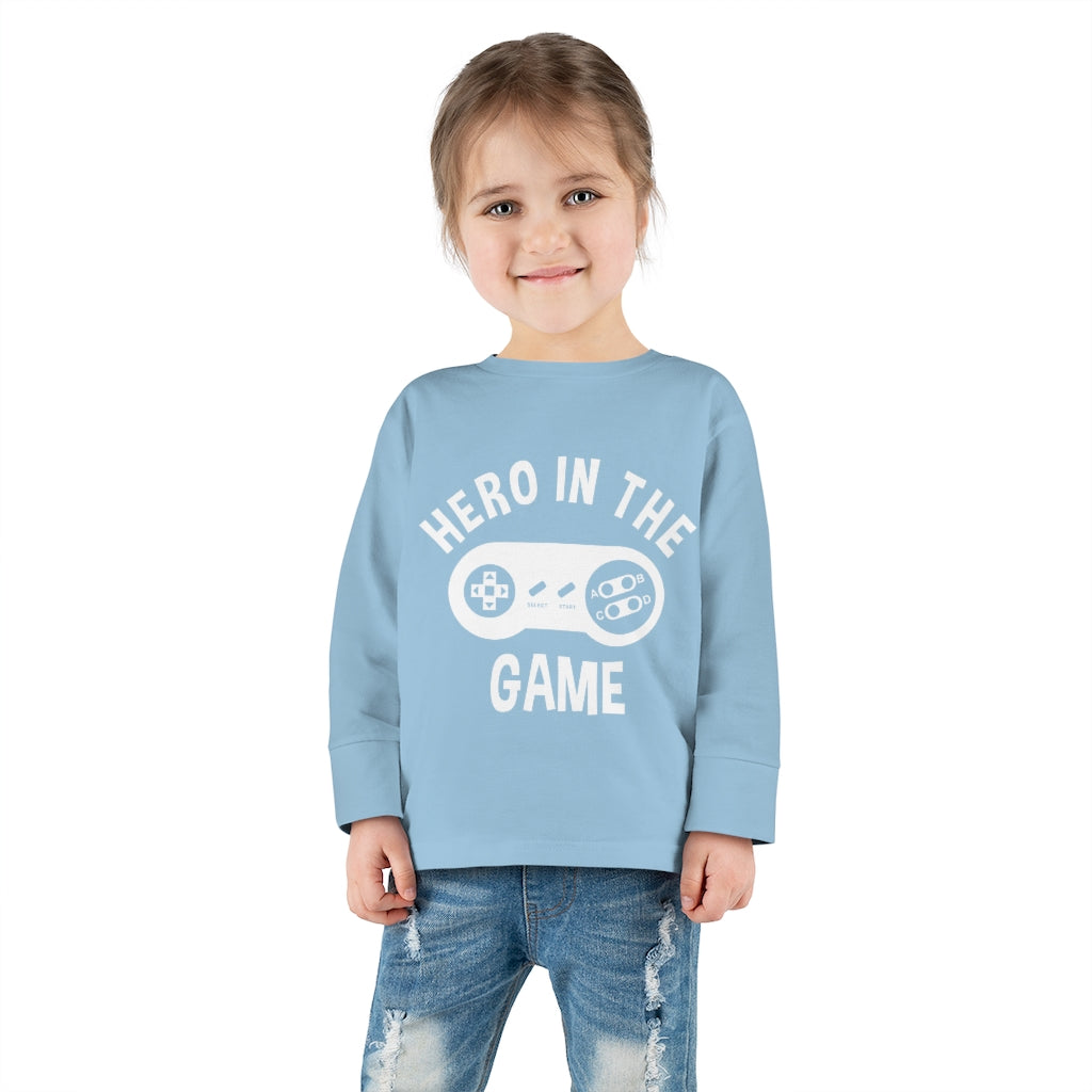 Game Hero Toddler Long Sleeve Tee