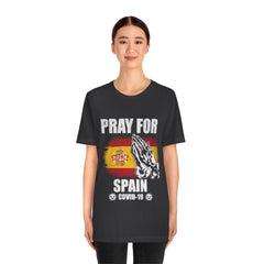 Pray For Spain Unisex Jersey Short Sleeve Tee