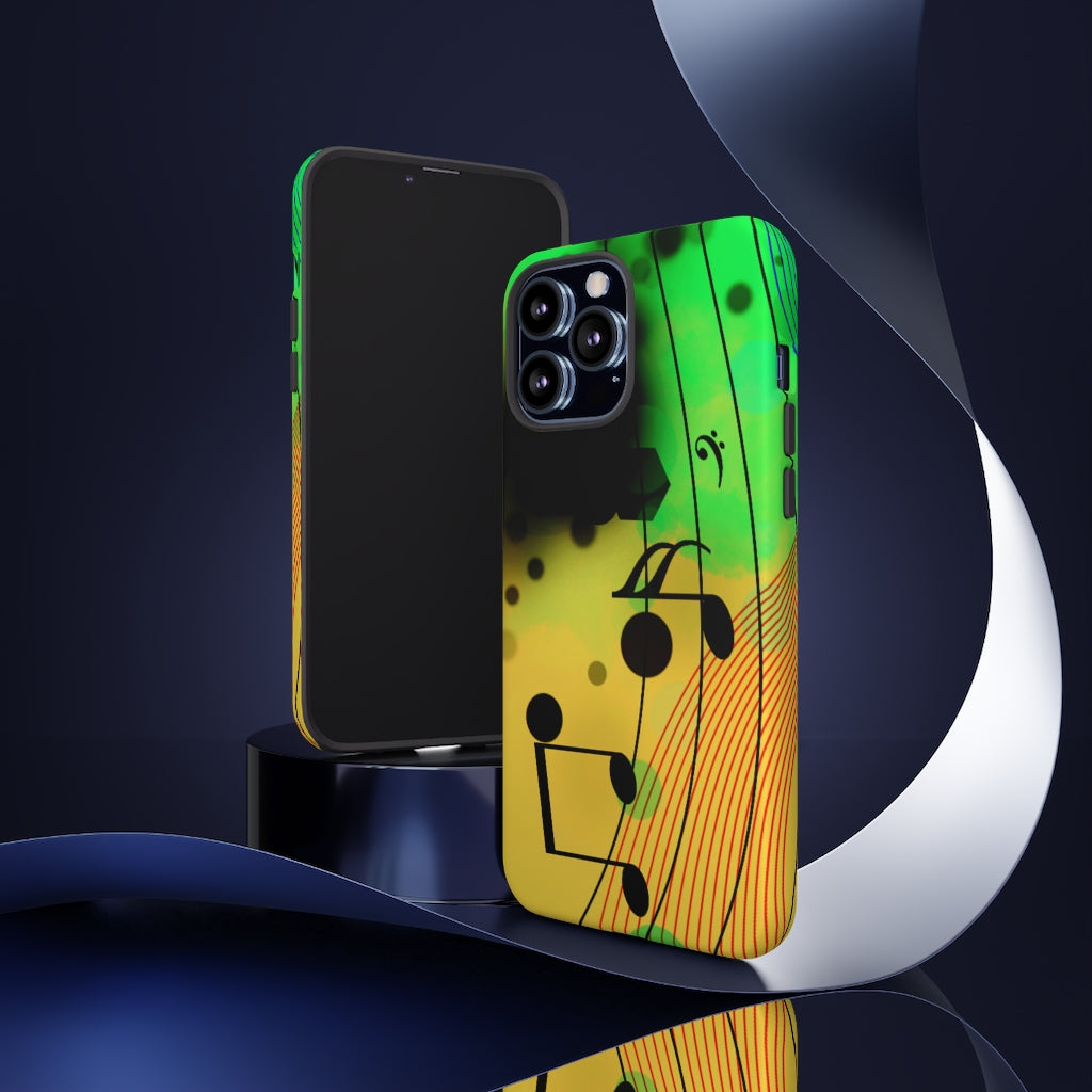 Lost Notes Music iPhone Tough Cases