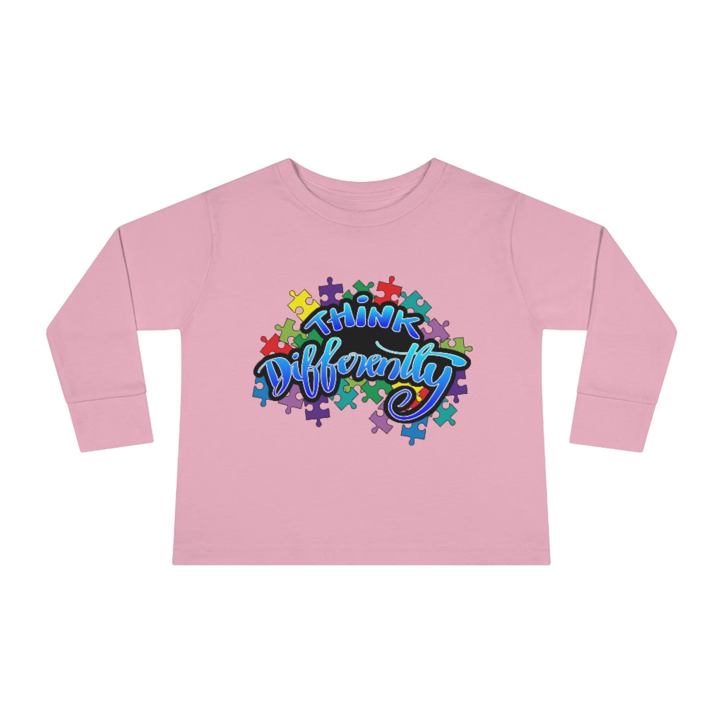 Think Differently Toddler Long Sleeve Tee