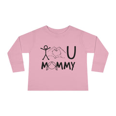 Love Mommy Toddler Long Sleeve Tee