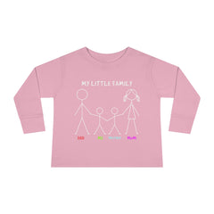 My Little Family Toddler Long Sleeve Tee