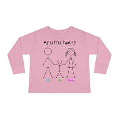 My Little Family Toddler Long Sleeve Tee
