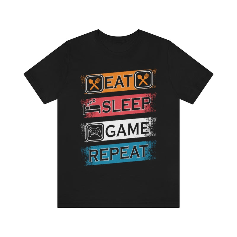 Gaming Repeat Unisex Jersey Short Sleeve Tee