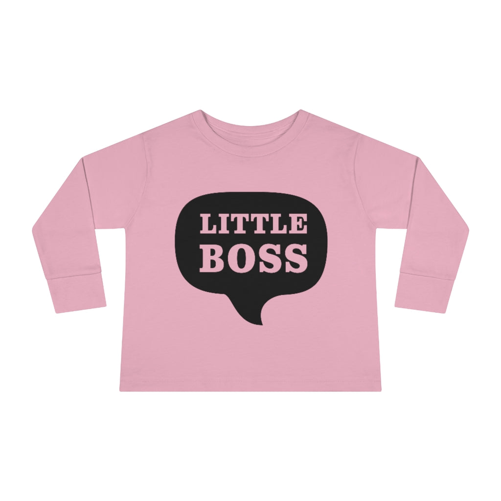 Little Boss Toddler Long Sleeve Tee