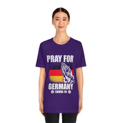 Pray For Germany Unisex Jersey Short Sleeve Tee