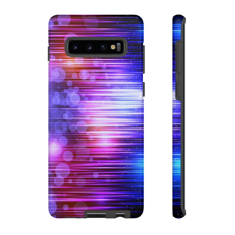 Warp Speed Geometric iPhone Samsung Galaxy Tough Cases