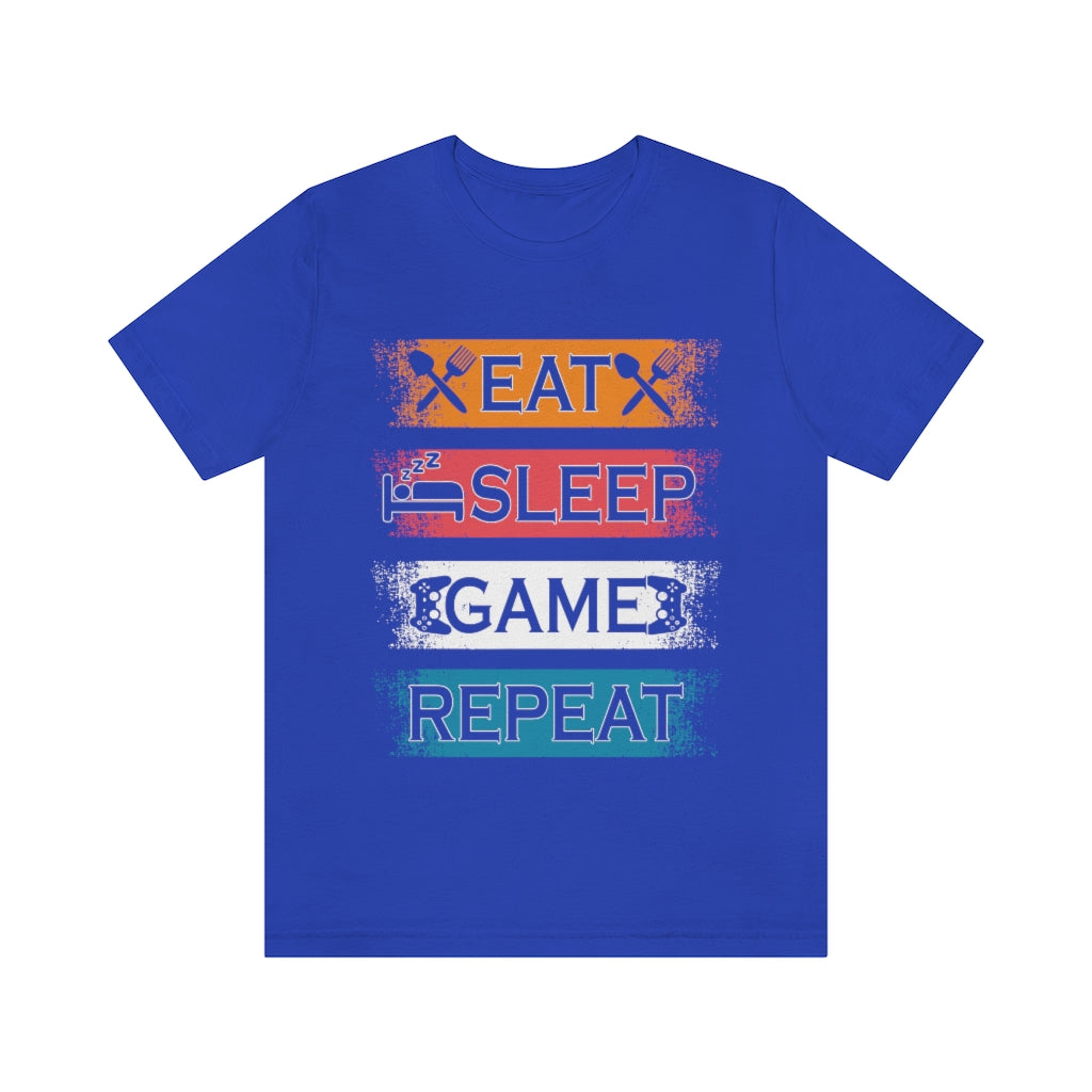 Gaming Repeat Unisex Jersey Short Sleeve Tee