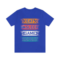 Gaming Repeat Unisex Jersey Short Sleeve Tee