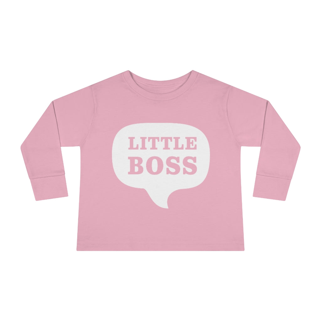Little Boss Toddler Long Sleeve Tee