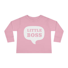 Little Boss Toddler Long Sleeve Tee