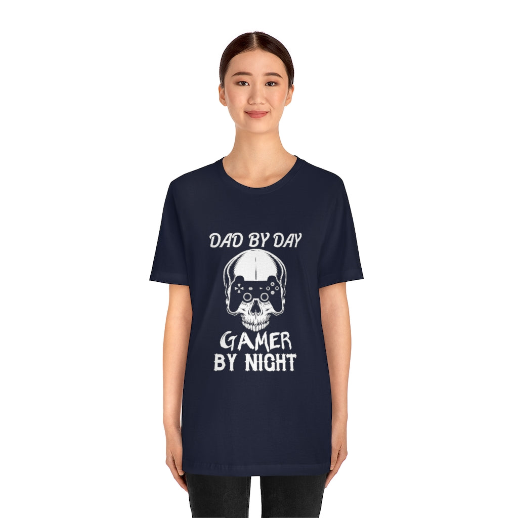 Gamer By Night Unisex Jersey Short Sleeve Tee