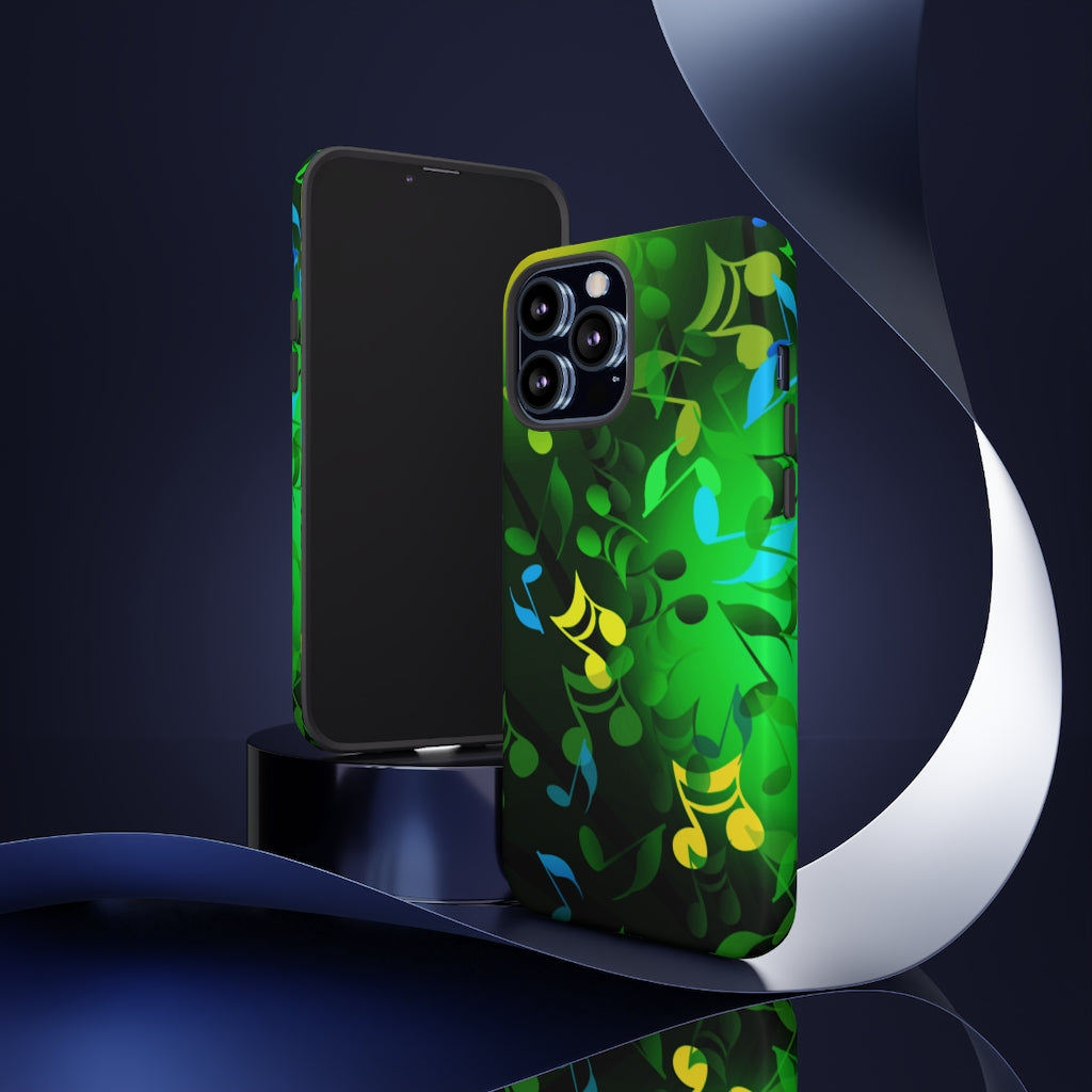 Scattered Notes Music iPhone Tough Cases