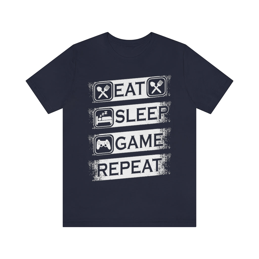 Gaming Repeat Unisex Jersey Short Sleeve Tee