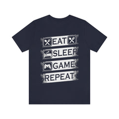 Gaming Repeat Unisex Jersey Short Sleeve Tee