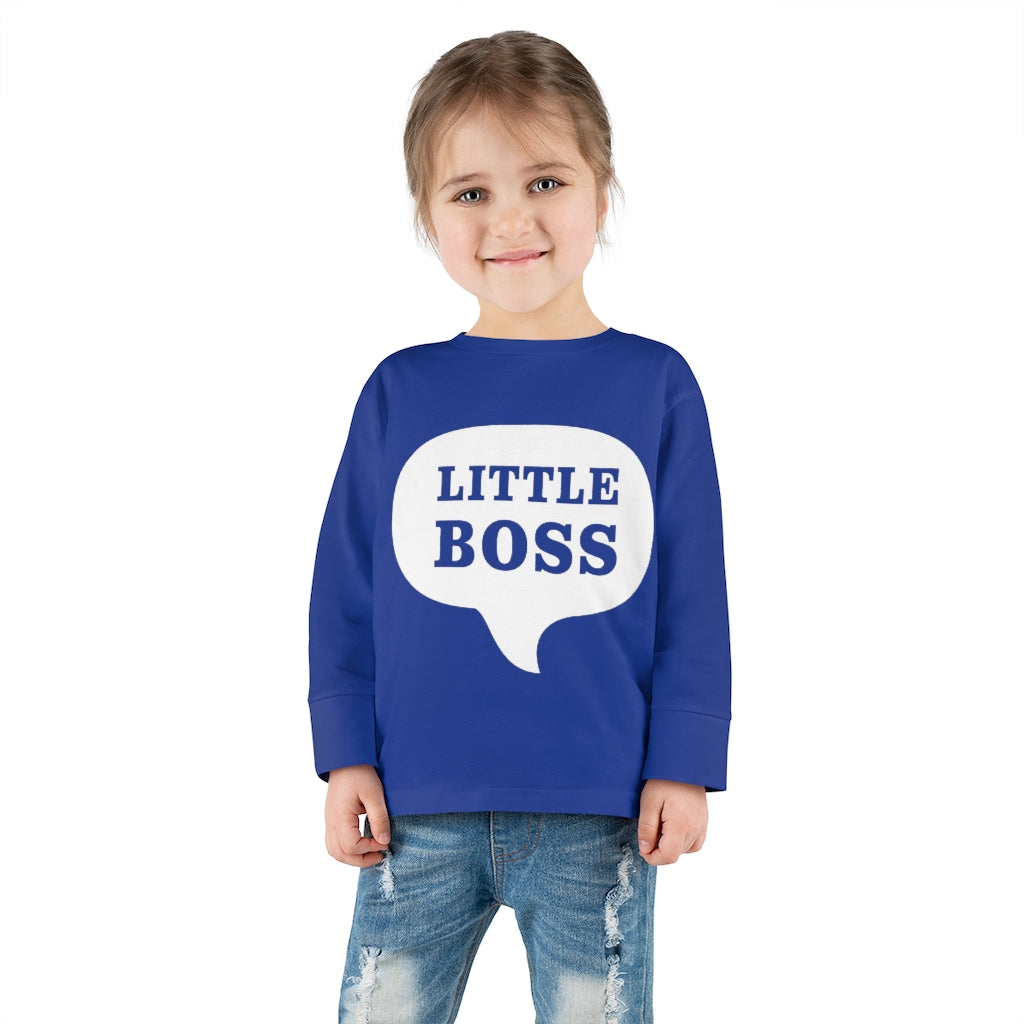 Little Boss Toddler Long Sleeve Tee