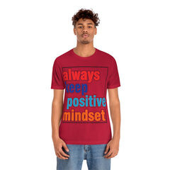 Positive Mindset Unisex Jersey Short Sleeve Tee