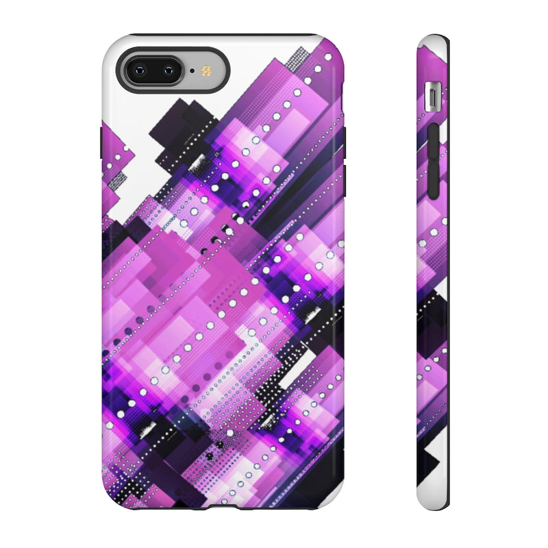 Ribbon Geometric iPhone Tough Cases