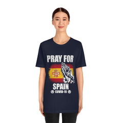 Pray For Spain Unisex Jersey Short Sleeve Tee
