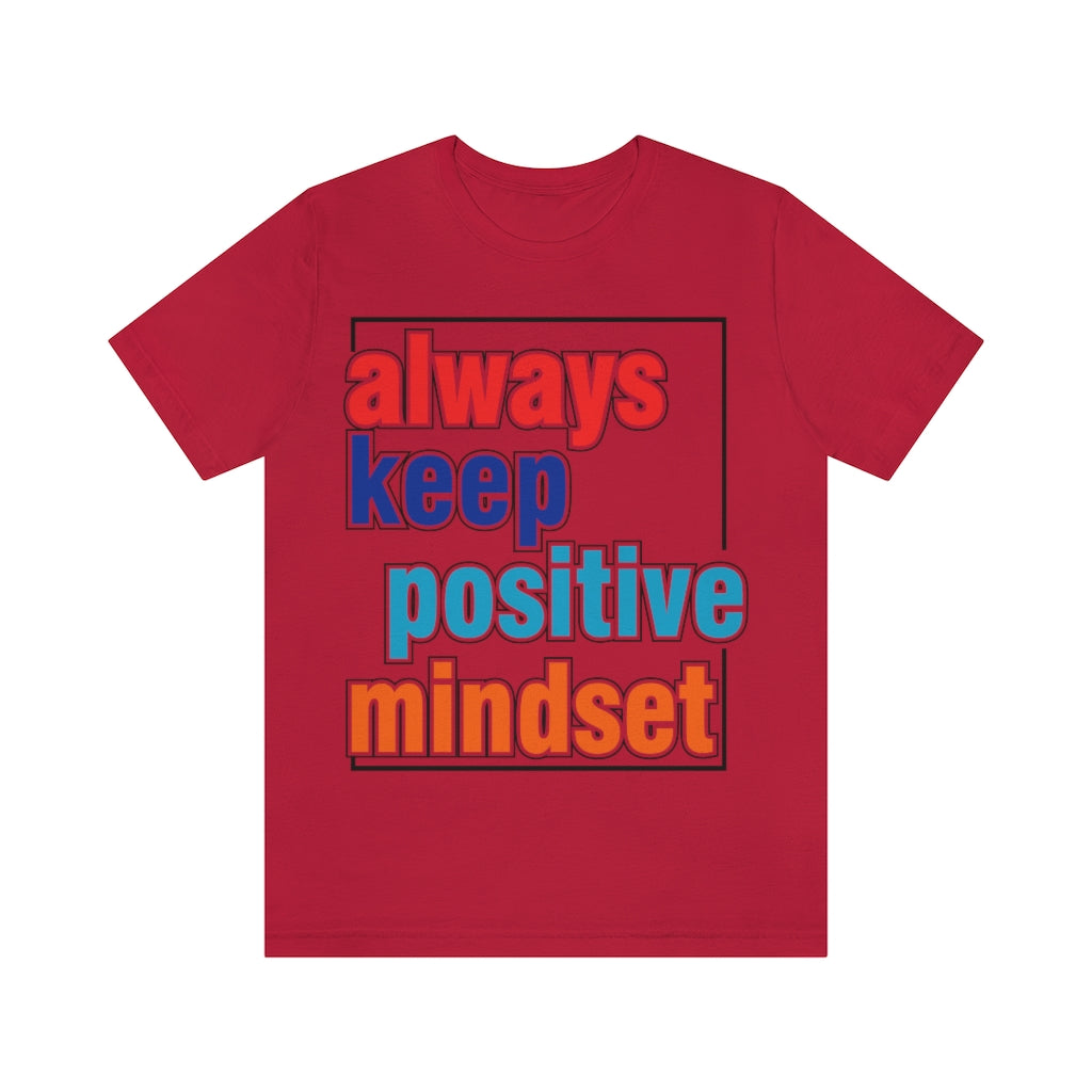 Positive Mindset Unisex Jersey Short Sleeve Tee