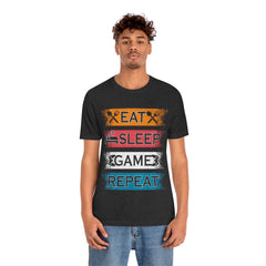 Gaming Repeat Unisex Jersey Short Sleeve Tee